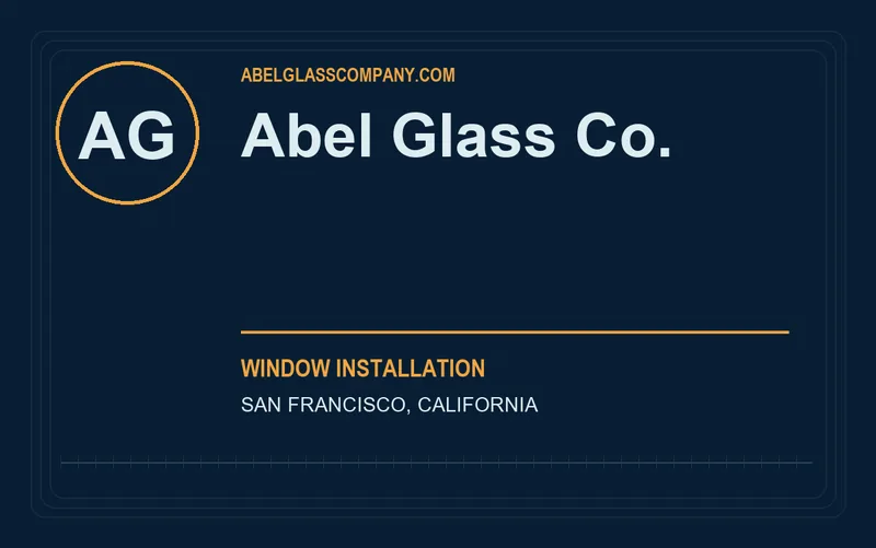 Abel Glass Co. in San Francisco, California