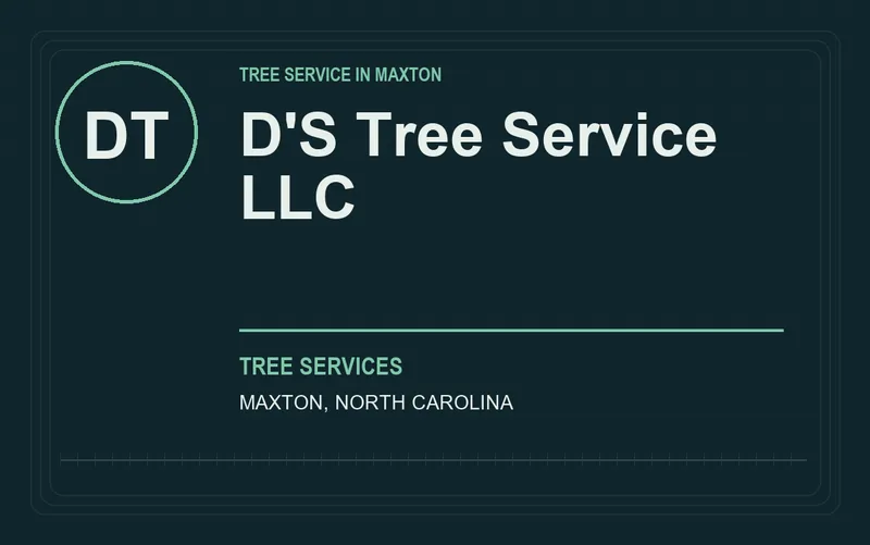 D'S Tree Service LLC in Maxton, North Carolina