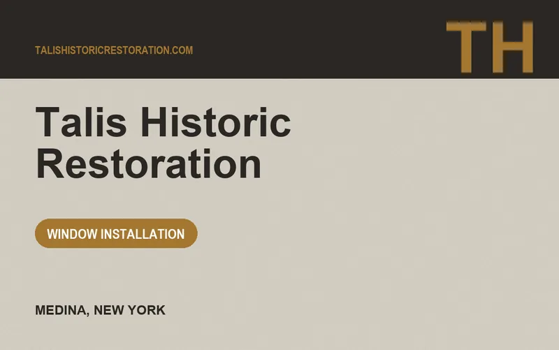 Talis Historic Restoration in Medina, New York