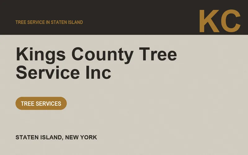 Kings County Tree Service Inc in Staten Island, New York