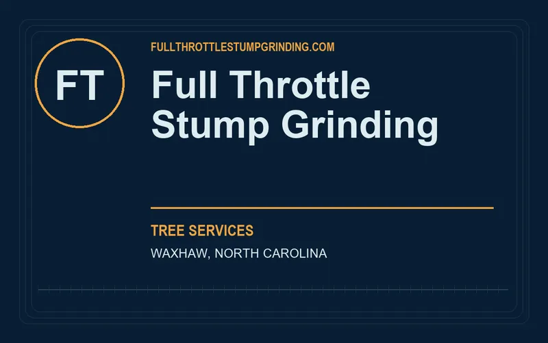 Full Throttle Stump Grinding in Waxhaw, North Carolina