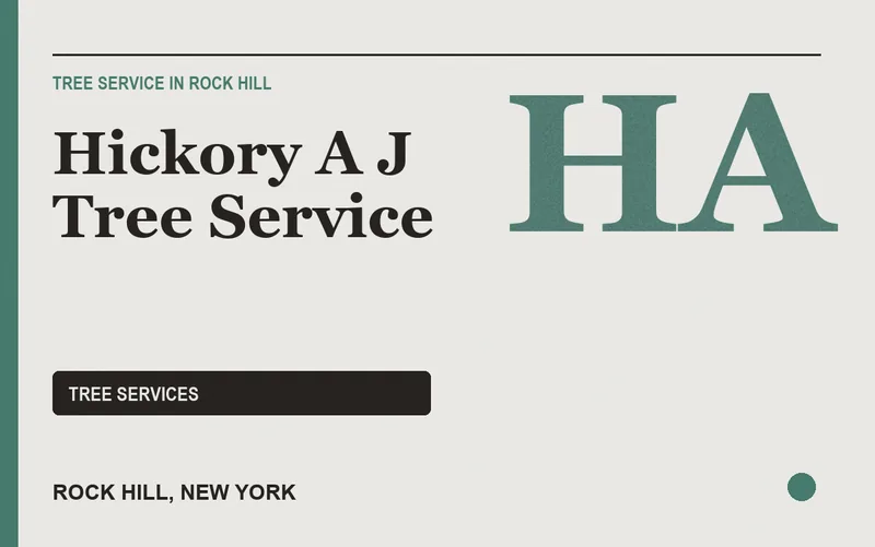 Hickory A J Tree Service in Rock Hill, New York