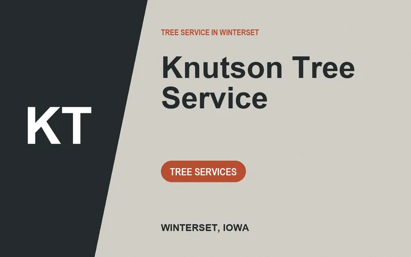 Knutson Tree Service in Winterset, Iowa