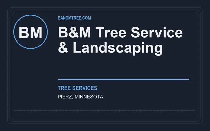 B&M Tree Service & Landscaping in Pierz, Minnesota