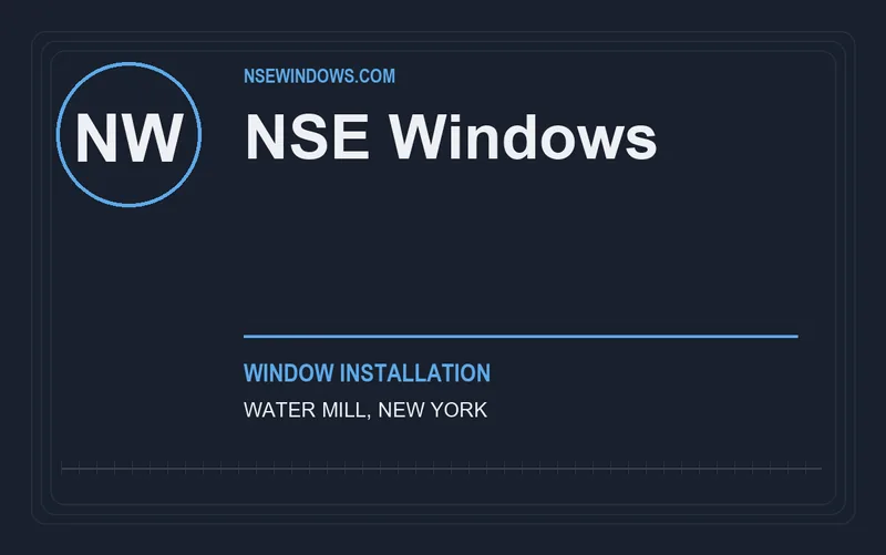 NSE Windows in Water Mill, New York