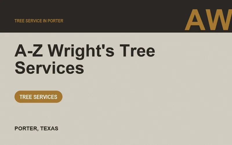 A-Z Wright's Tree Services in Porter, Texas