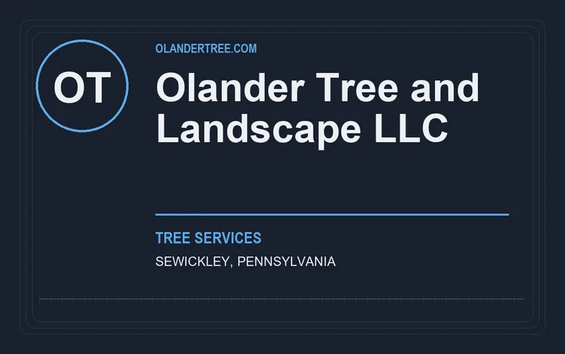Olander Tree and Landscape LLC in Sewickley, Pennsylvania