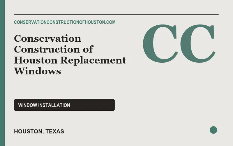 Conservation Construction of Houston Replacement Windows in Houston, Texas