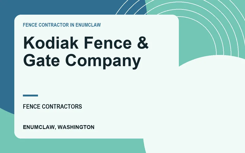 Kodiak Fence & Gate Company in Enumclaw, Washington