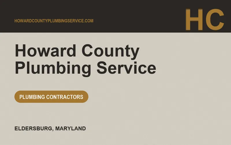 Howard County Plumbing Service in Eldersburg, Maryland