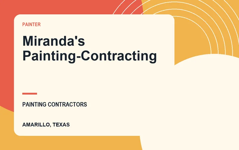 Miranda's Painting-Contracting in Amarillo, Texas