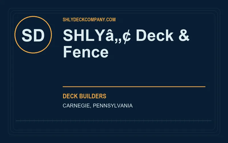 SHLYâ„¢ Deck & Fence in Carnegie, Pennsylvania