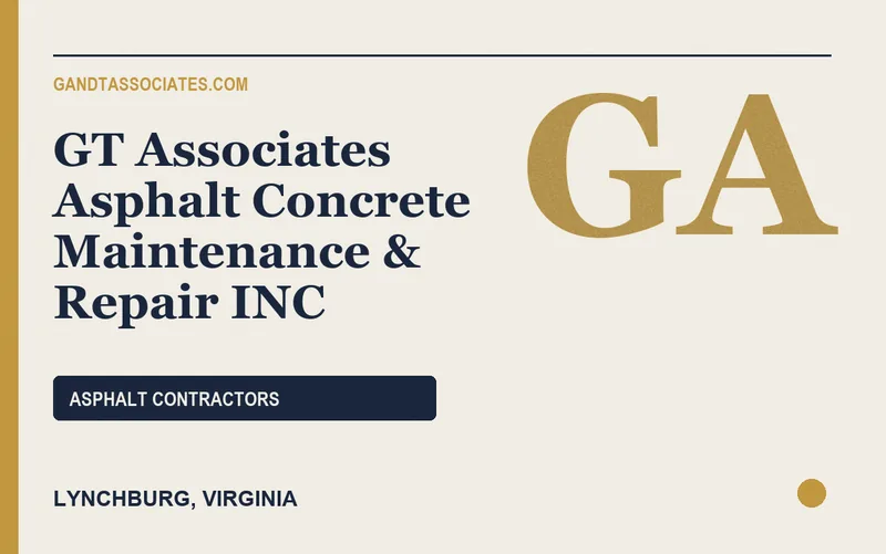 GT Associates Asphalt Concrete Maintenance & Repair INC in Lynchburg, Virginia
