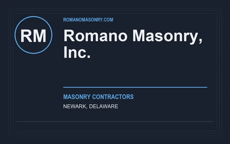 Romano Masonry, Inc. in Newark, Delaware