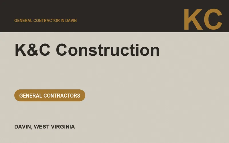 K&C Construction in Davin, West Virginia