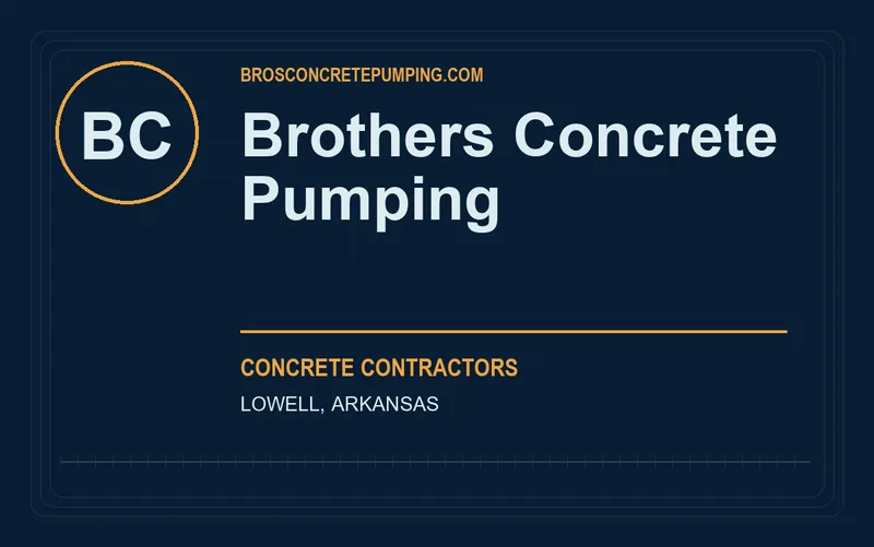 Brothers Concrete Pumping in Lowell, Arkansas