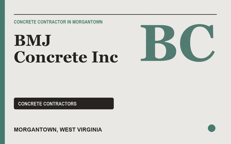 BMJ Concrete Inc in Morgantown, West Virginia