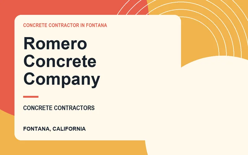 Romero Concrete Company in Fontana, California