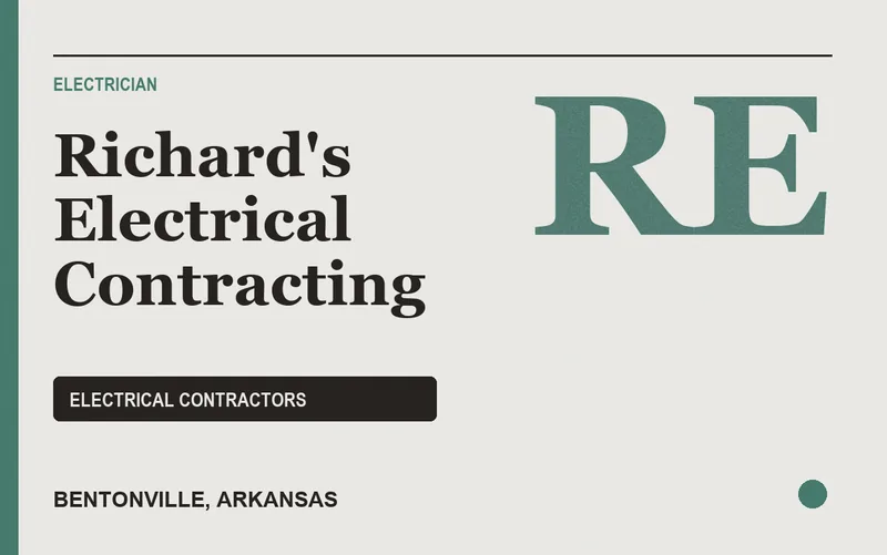 Richard's Electrical Contracting in Bentonville, Arkansas