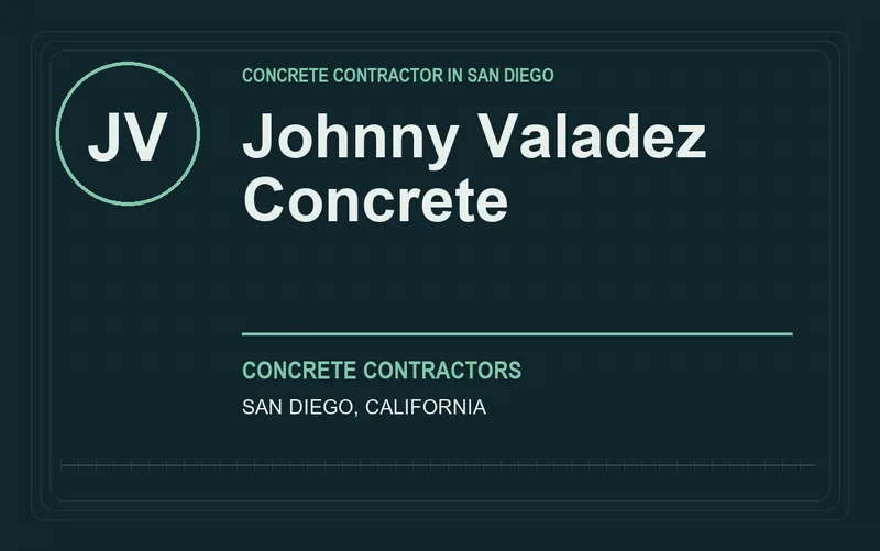 Johnny Valadez Concrete in San Diego, California