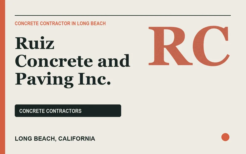 Ruiz Concrete and Paving Inc. in Long Beach, California
