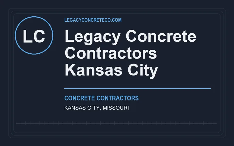 Legacy Concrete Contractors Kansas City in Kansas City, Missouri