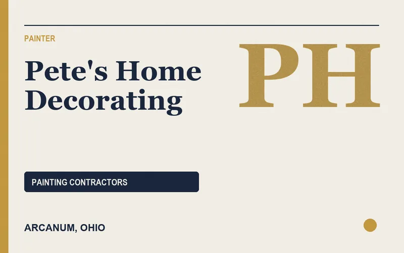 Pete's Home Decorating in Arcanum, Ohio