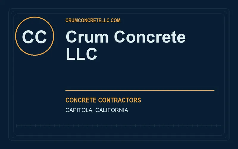 Crum Concrete LLC in Capitola, California