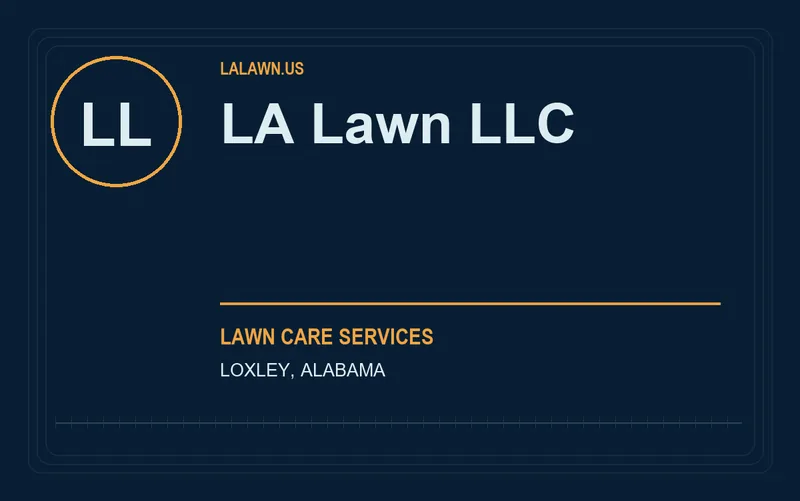 LA Lawn LLC in Loxley, Alabama