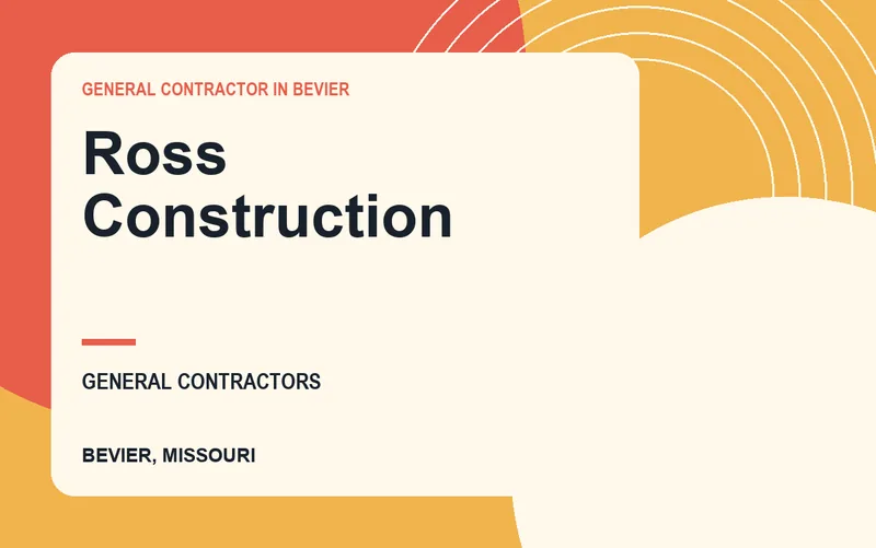 Ross Construction in Bevier, Missouri