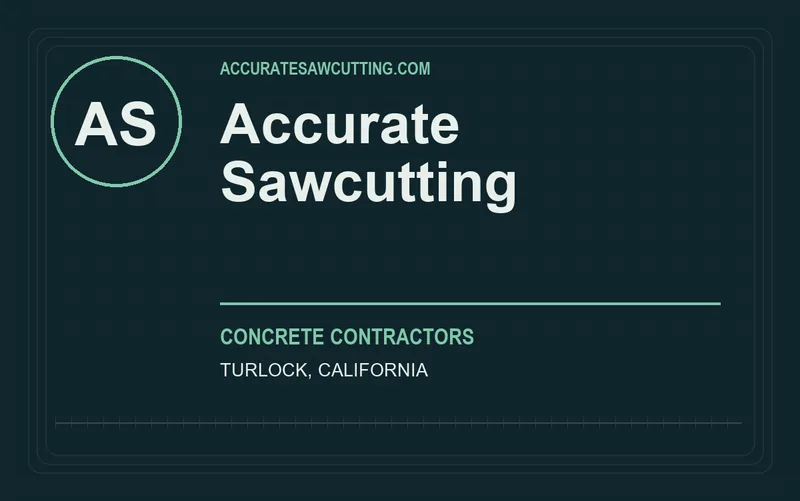 Accurate Sawcutting in Turlock, California
