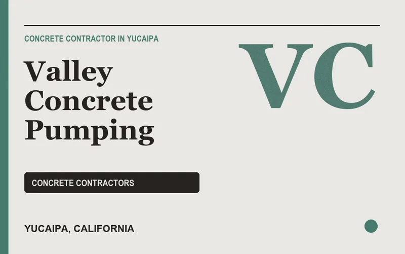Valley Concrete Pumping in Yucaipa, California