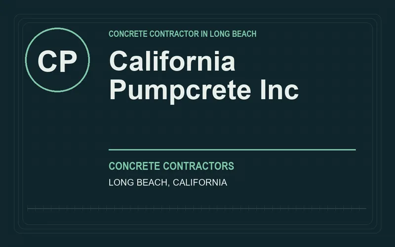 California Pumpcrete Inc in Long Beach, California