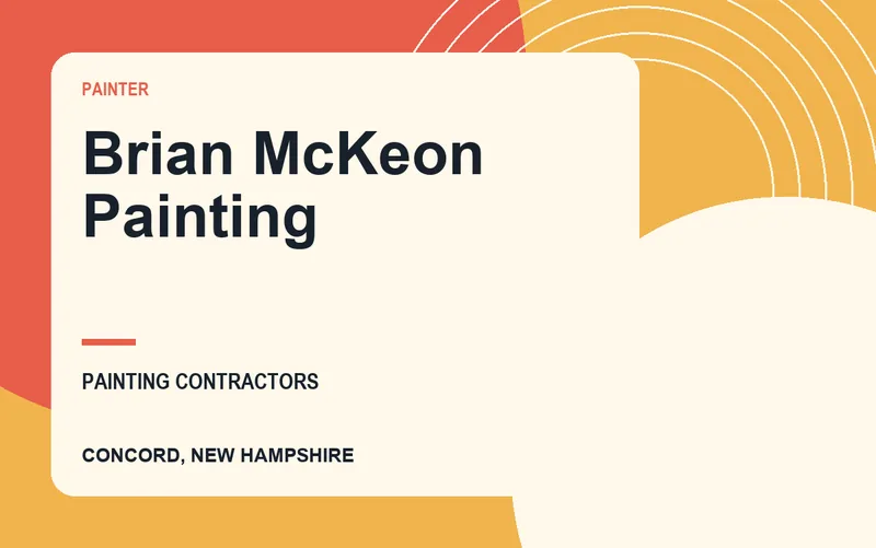 Brian McKeon Painting in Concord, New Hampshire