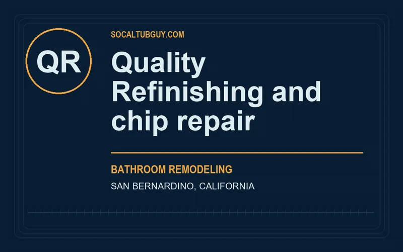 Quality Refinishing and chip repair in San Bernardino, California