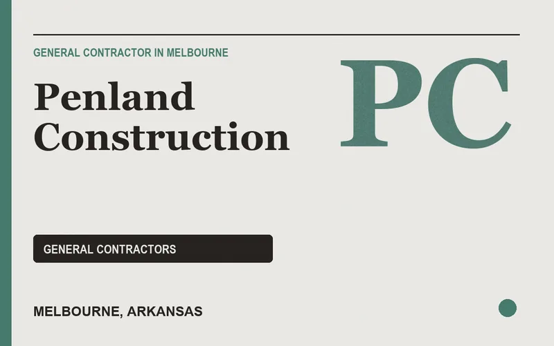 Penland Construction in Melbourne, Arkansas