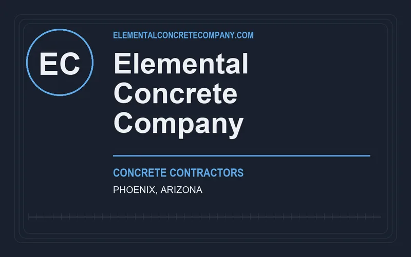 Elemental Concrete Company in Phoenix, Arizona