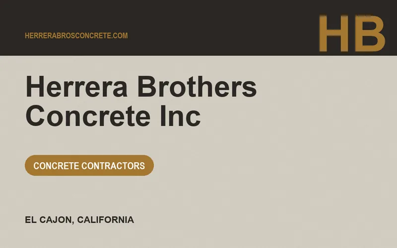 Herrera Brothers Concrete Inc in El Cajon, California