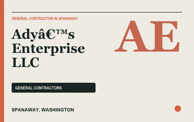 Adyâ€™s Enterprise LLC in Spanaway, Washington