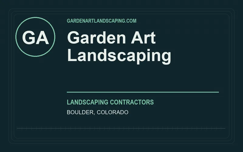 Garden Art Landscaping in Boulder, Colorado