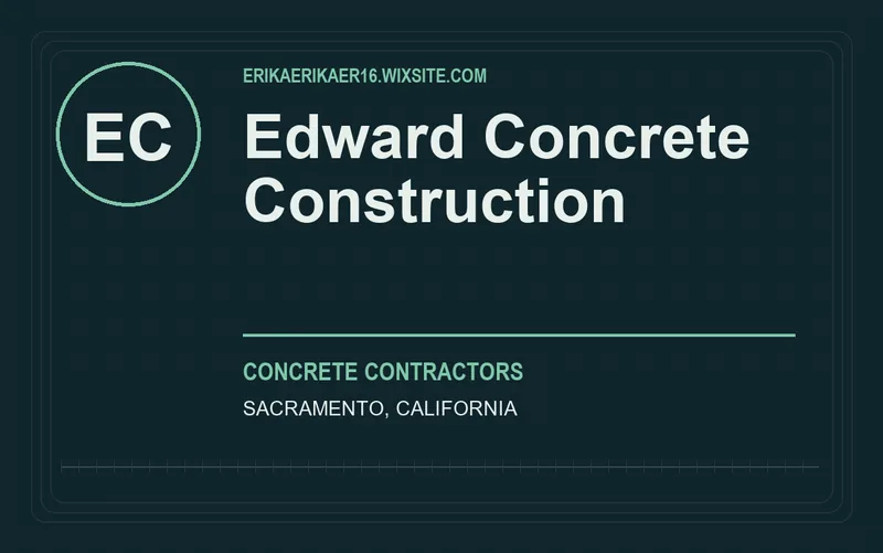 Edward Concrete Construction in Sacramento, California