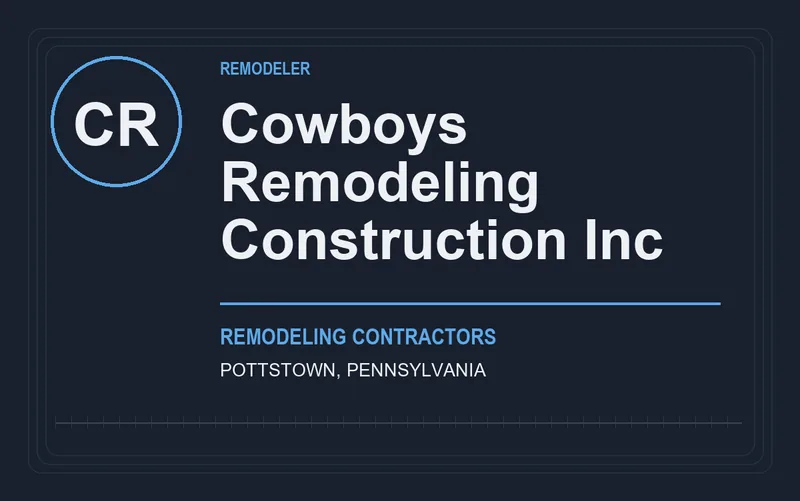 cowboys remodeling construction inc in Pottstown, Pennsylvania