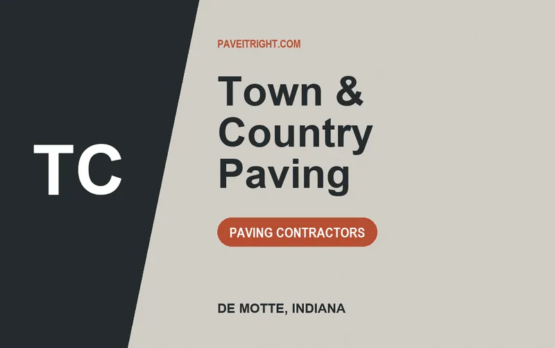 Town & Country Paving in De Motte, Indiana