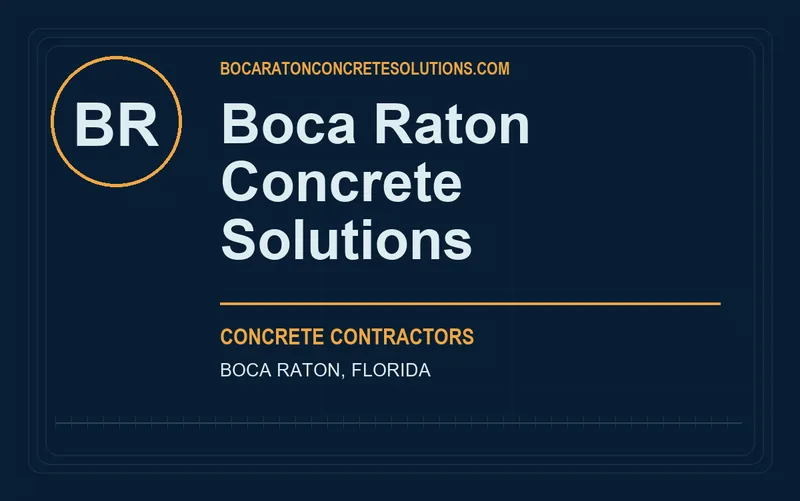 Boca Raton Concrete Solutions in Boca Raton, Florida