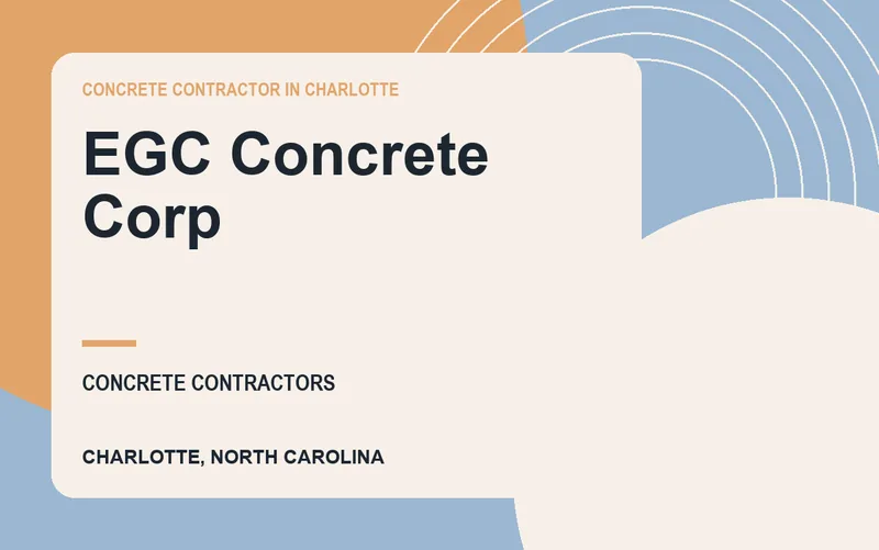 EGC Concrete Corp in Charlotte, North Carolina