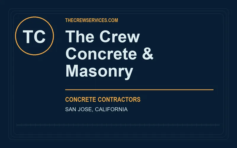 The Crew Concrete & Masonry in San Jose, California