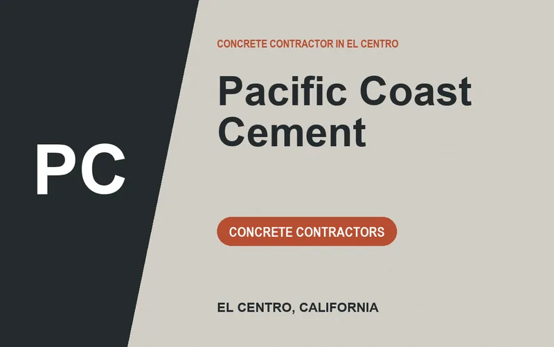 Pacific Coast Cement in El Centro, California