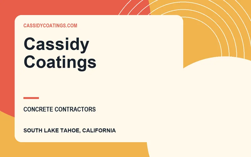 Cassidy Coatings in South Lake Tahoe, California
