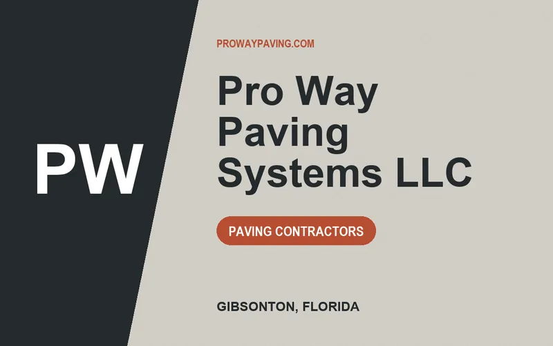 Pro Way Paving Systems LLC in Gibsonton, Florida