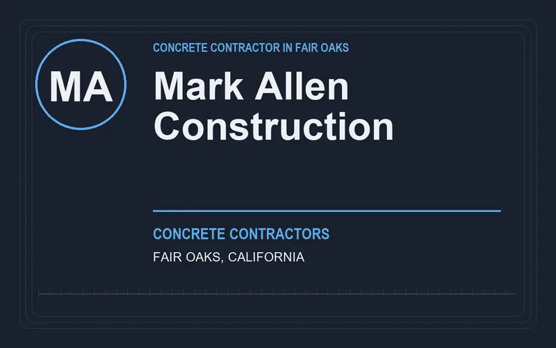 Mark Allen Construction in Fair Oaks, California